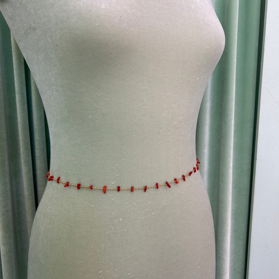 Collana / Body Chain Corallo Naturale