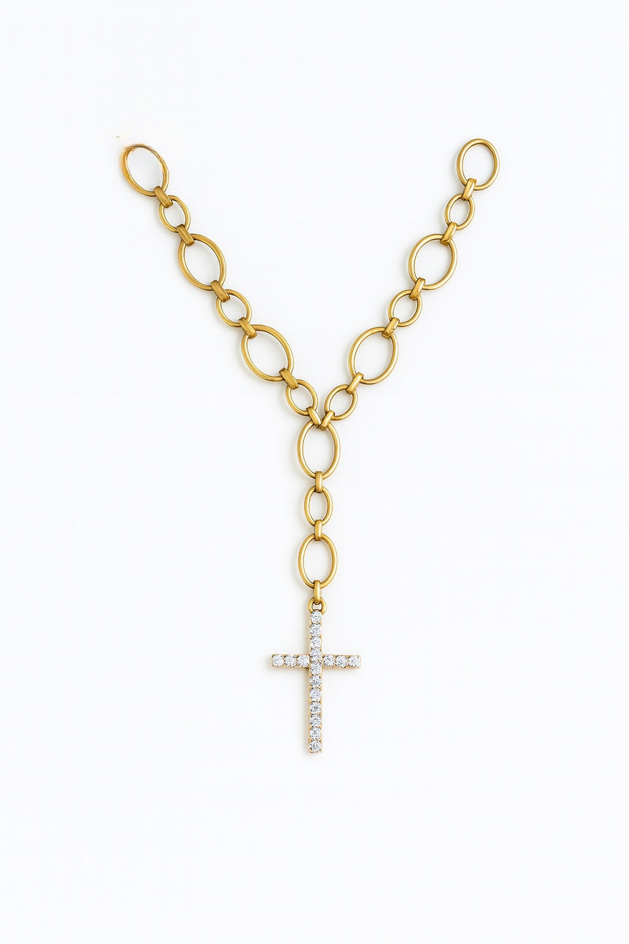 Crossed Crystal Collana