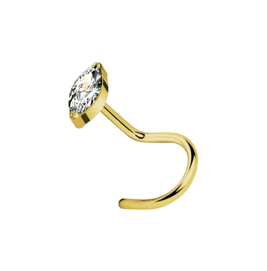 Piercing Nostril Cristallo Oliva